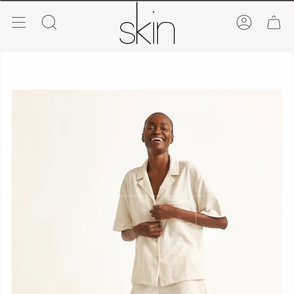 New Skin Pima modal Cotton Lounge wear Lt pink L short sleeve top &L pants